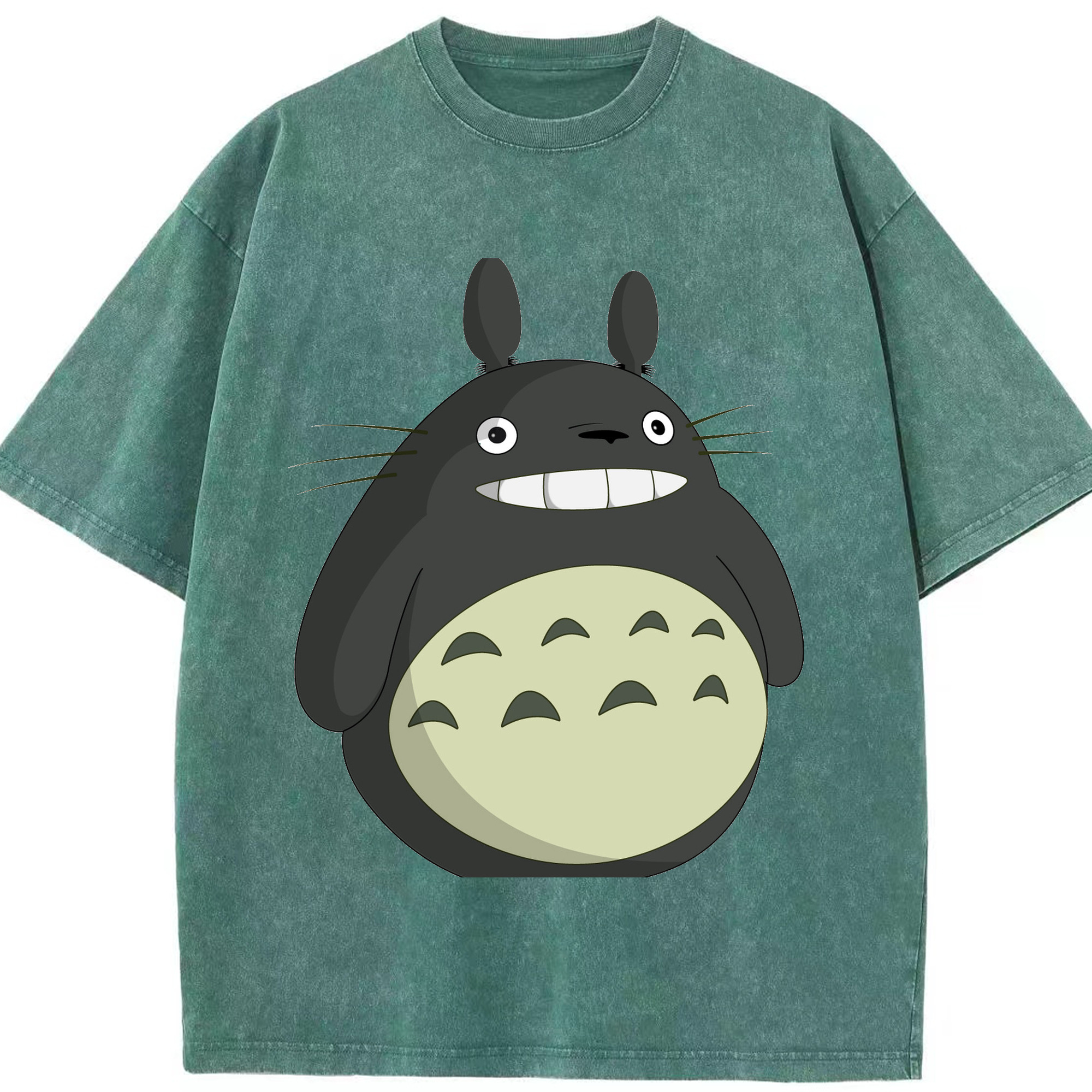 （画像用） となりのトトロ 草壁メイ 草壁サツキ My Neighbor Totoro Satsuki Kusakabe Mei Kusakabe 綿100% ヴィンテージ風 半袖Tシャツ（フロントプリント）